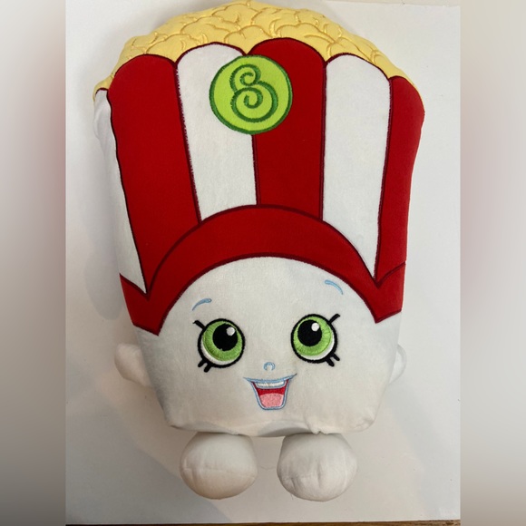 Shopkins Plush Poppy Pop Corn Licensed Approx 16" Large Toy Kids - Picture 1 of 7